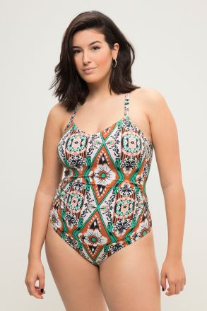 Graphic Print One Piece Swimsuit