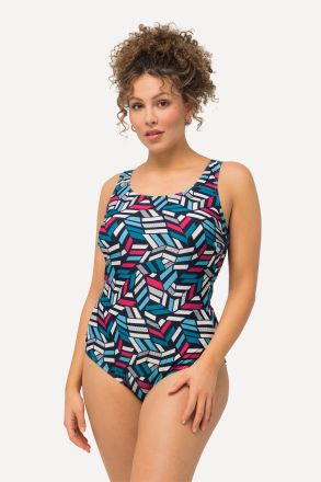 Graphic Print One Piece Swimsuit