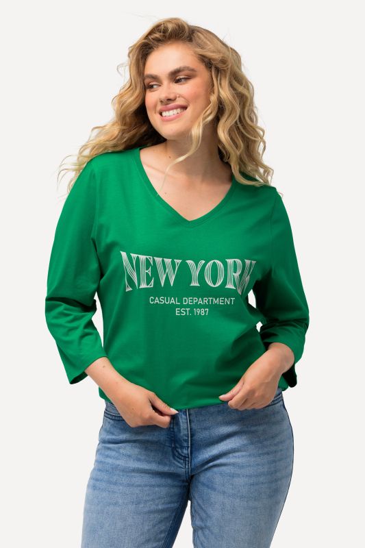 Тениска с графичен принт с надписи