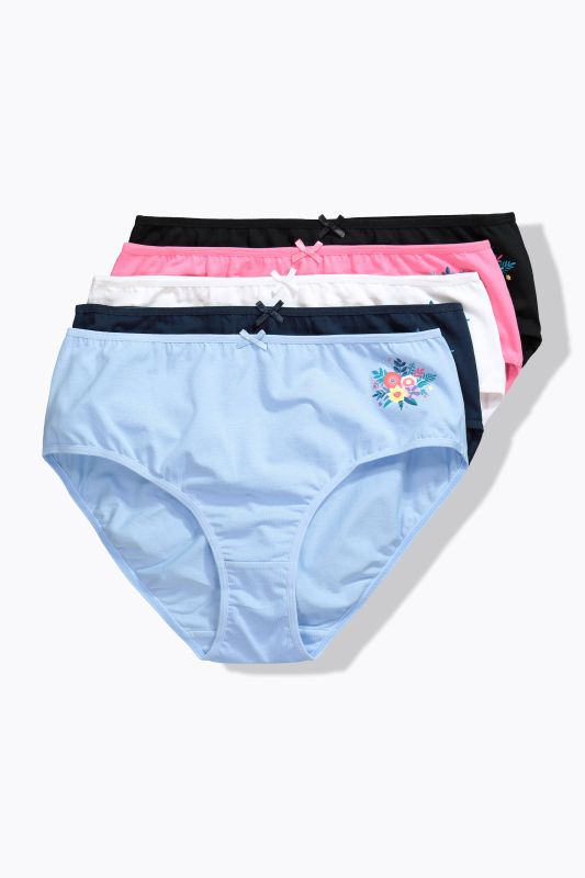 Бикини комплект от 5 броя с принт на цветя