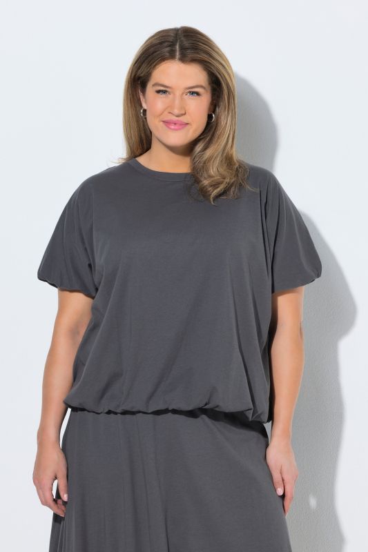 Eco Cotton Elastic Hem Tee