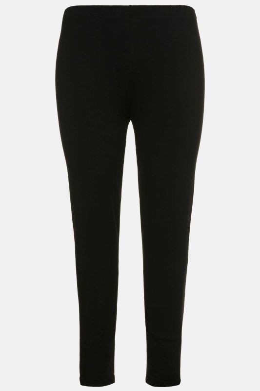 Basic Stretch Knit Ankle Length Leggings