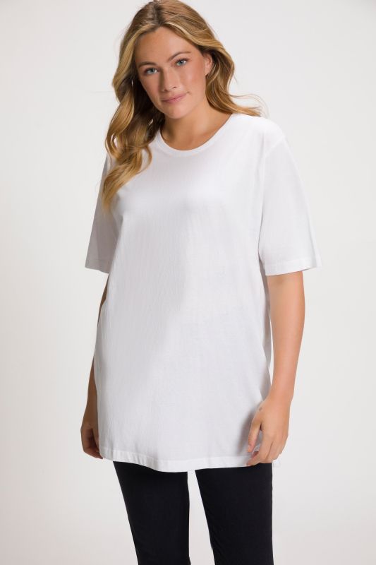 Basic Round Neck Short Sleeve Relaxed Fit  Tee