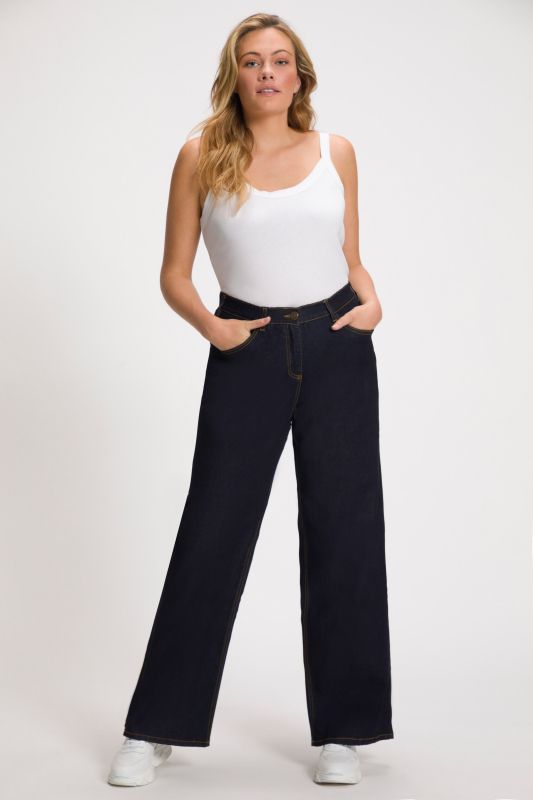 Great Lengths Mary Fit Wide Leg Stretch Jeans