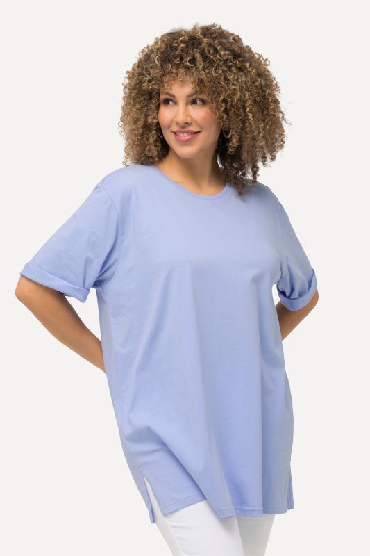 Basic Round Neck Short Sleeve Relaxed Fit  Tee