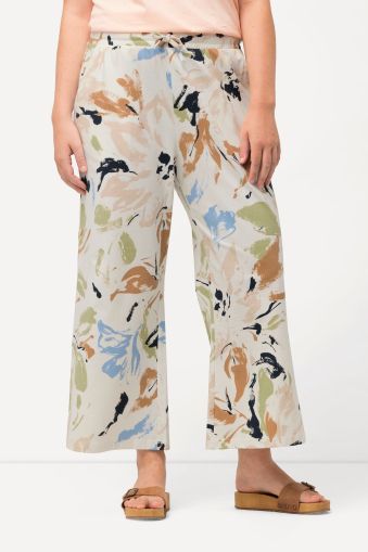 Eco Cotton Abstract Print Culottes