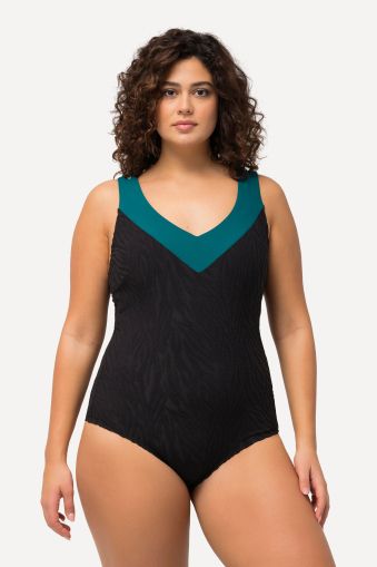 Textured Tiger One Piece Swimsuit