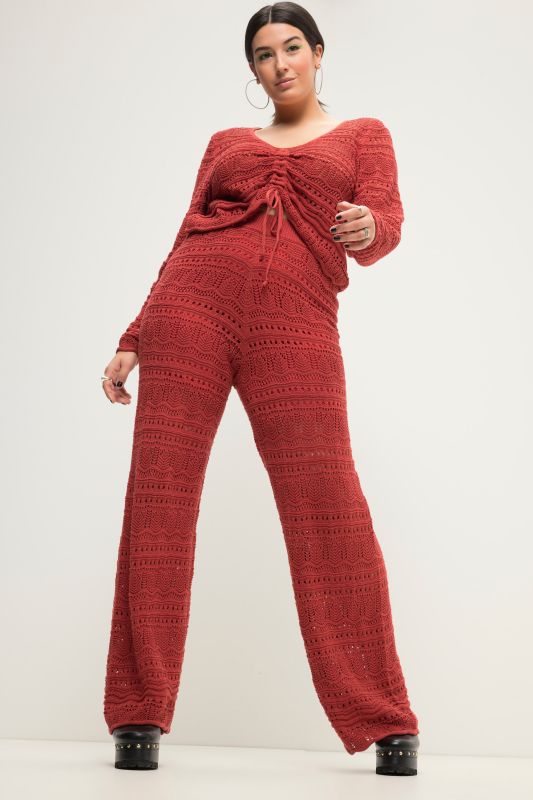 Openwork Knit Pants