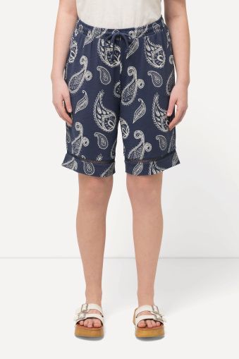 Eco Cotton Broderie Anglaise Paisley Shorts