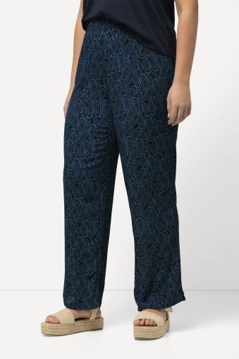 Paisley Elastic Waist Pants