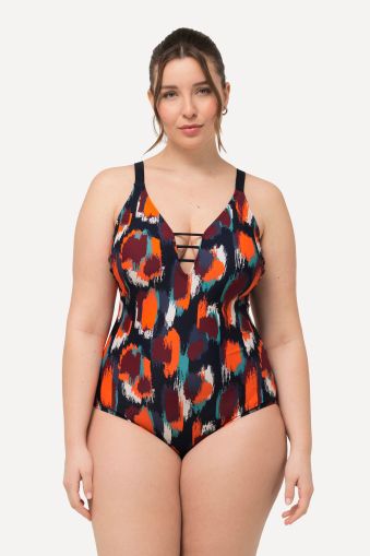 Abstract Print Swimsuit