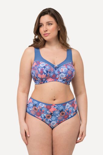 Floral Relief Bra