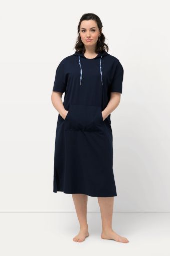 Loungewear Hooded Midi Dress