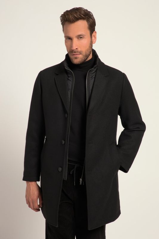 Wool-blend coat