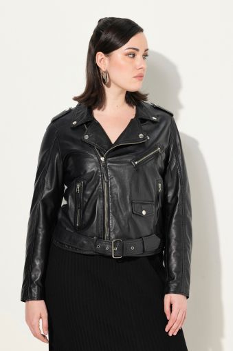 Biker Style Leather Jacket