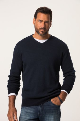 Sweater, cashmere touch fine knit