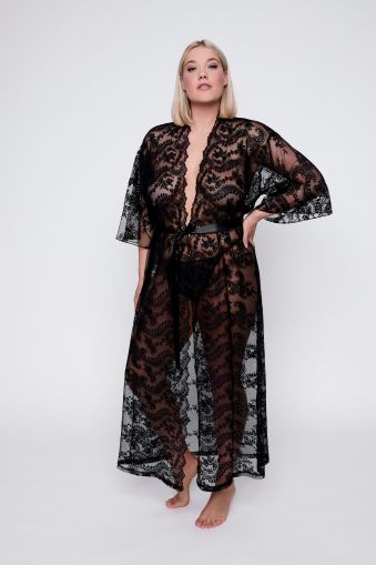 Sheer Lace Robe