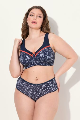 Retro Print Relief Bra