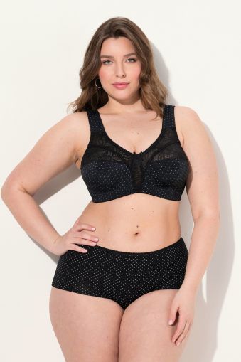 Dots and Lace Relief Bra