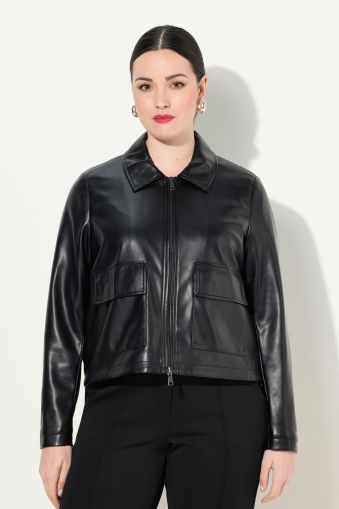 Faux Leather Jacket