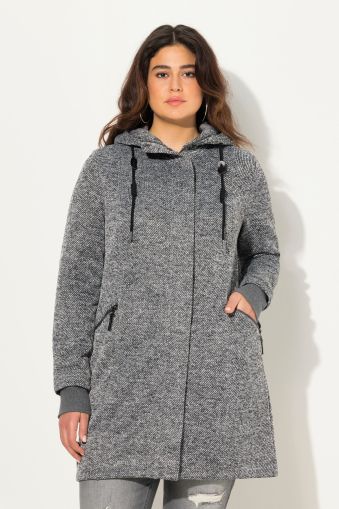 Knit Fleece-Lined Jacket