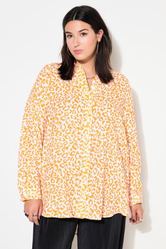 Muslin Leopard Print Blouse