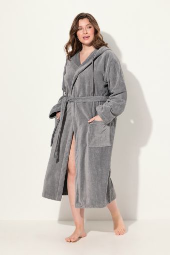 Terry Cloth Belted Bathrobe