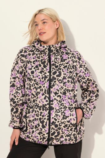 Leopard Print Rain Jacket