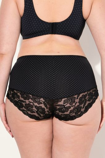 3 Pack Lace Panel Hipster Panties