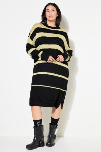 Block Striped Knit Dress