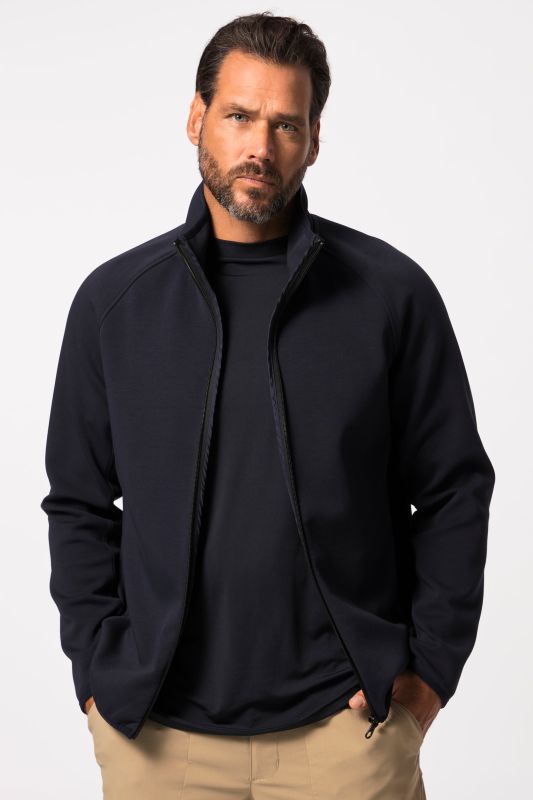 Golf, sweat jacket, stand-up collar, zip, raglan