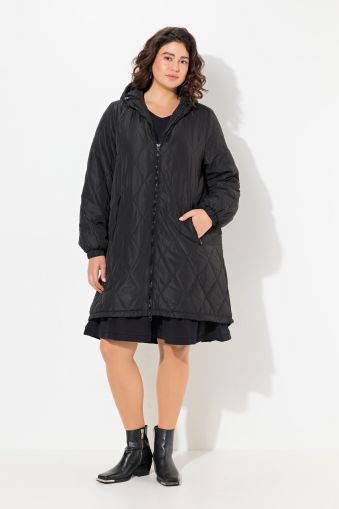 Lightly Quilted Water Repellent Coat