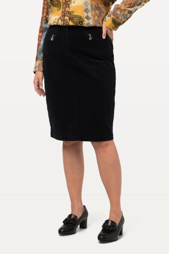 Corduroy Midi Skirt