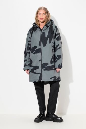 HYPRAR Scribble Print Coat