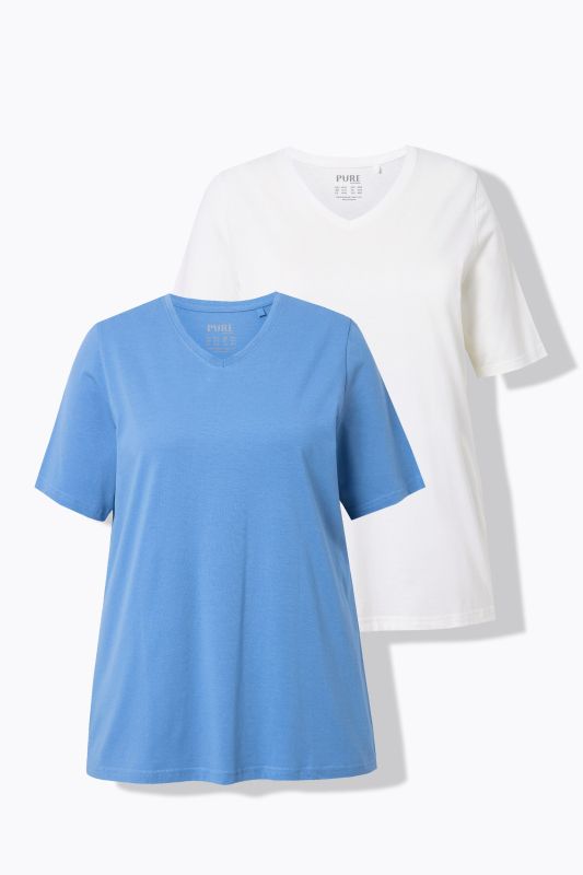 2 Pack of Eco Cotton Basic Tees