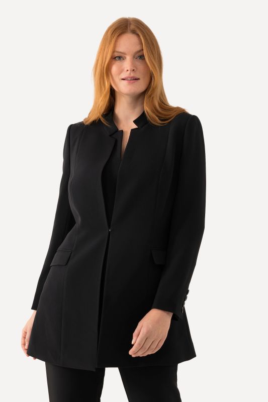 Stand-Up Collar Blazer