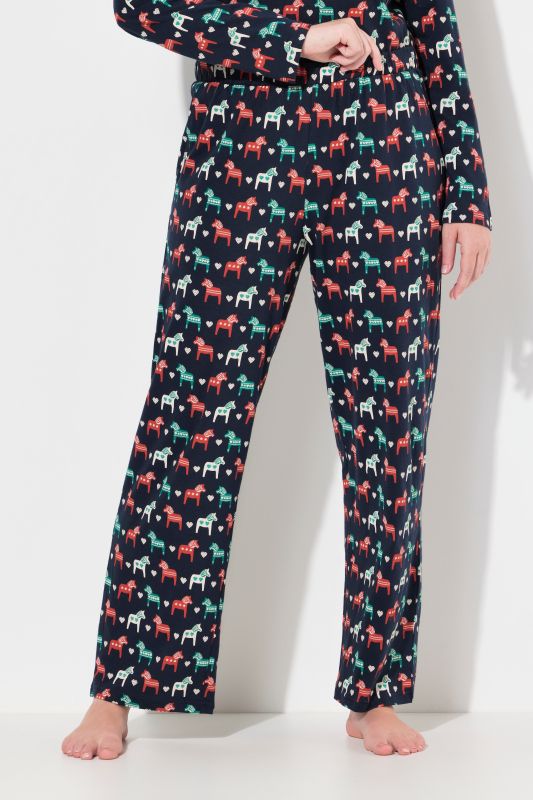 Eco Cotton Horse Print Pajama Pants