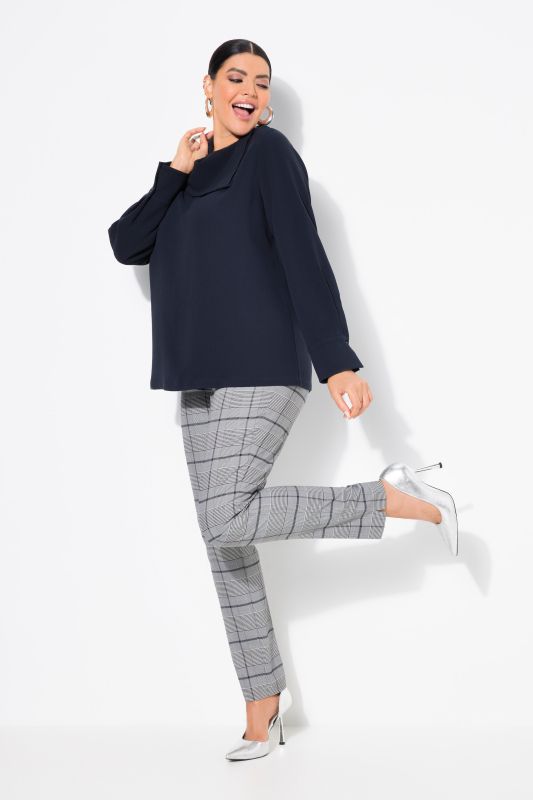 Stretch Fit Checkered Pants