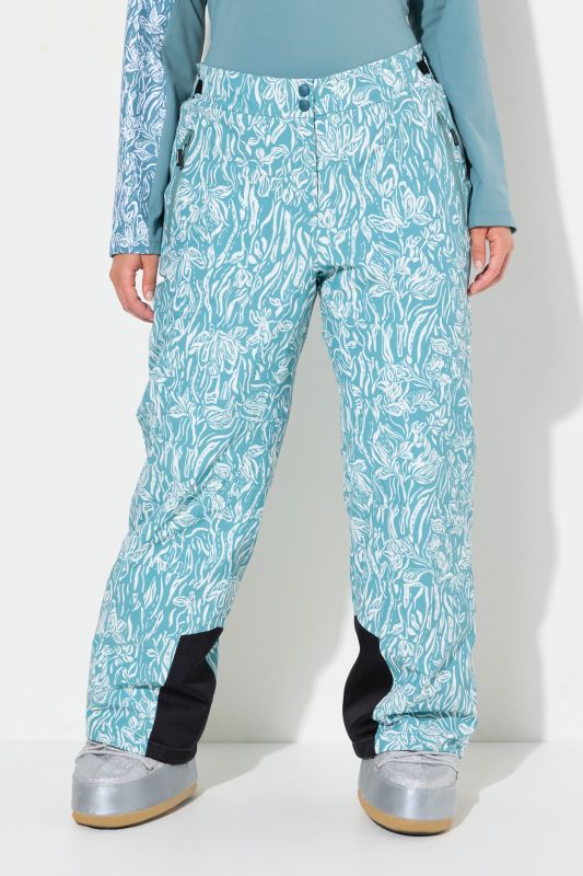 Floral Print Ski Pants