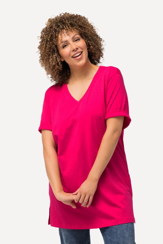 Тениска с V - образно деколте