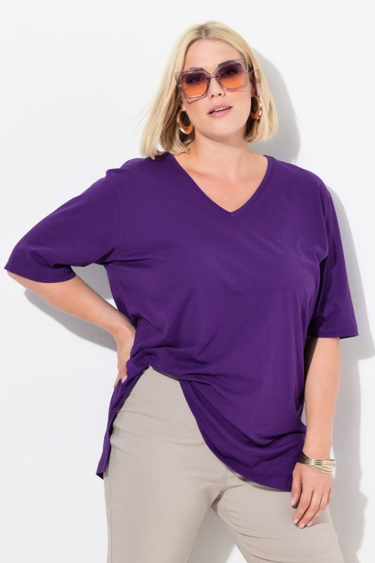 Тениска с V - образно деколте