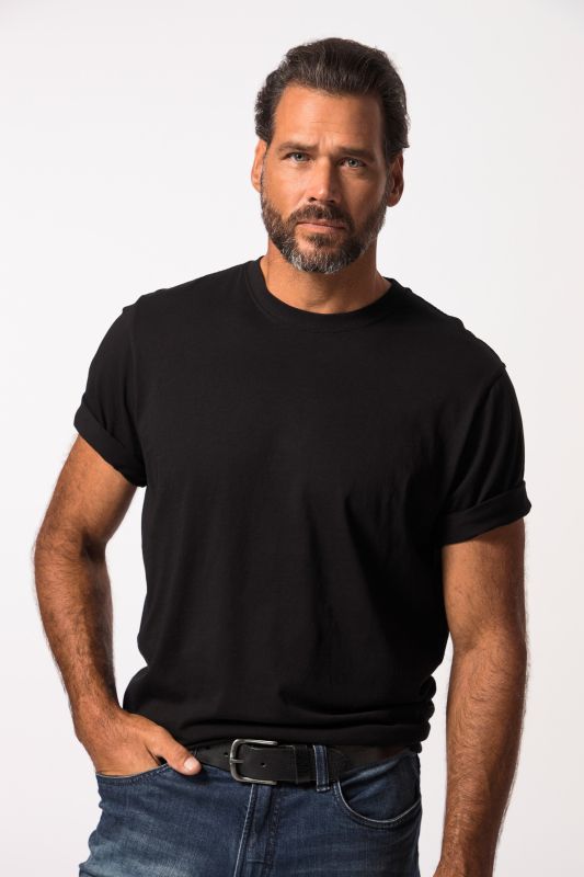 T-Shirt, Basic, Round neck, combed cotton, up to 8XL