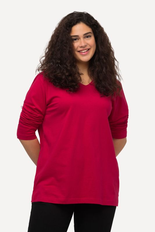 Back To Basics V-Neck Relaxed Fit Cotton Tee