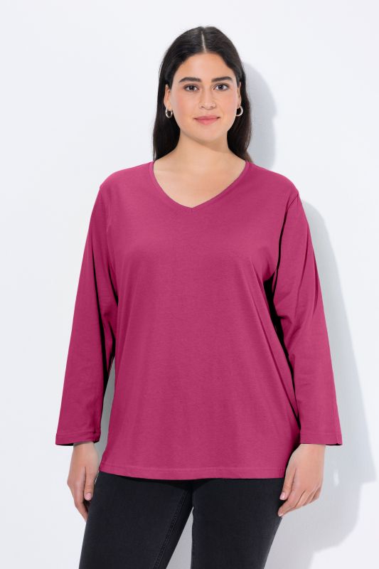 Back To Basics V-Neck Relaxed Fit Cotton Tee