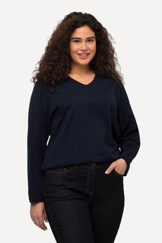 Back To Basics V-Neck Relaxed Fit Cotton Tee