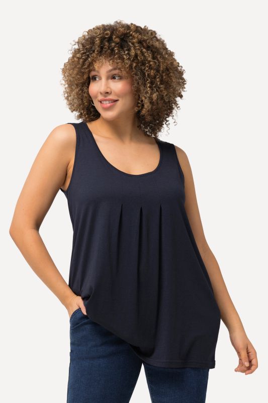 Essential Pleat Front Knit Tank