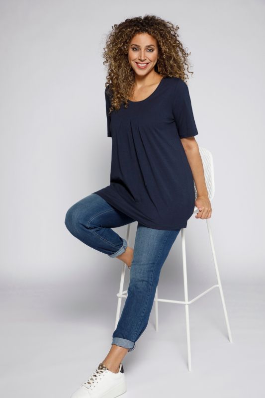 Essential Front Pleat Tee