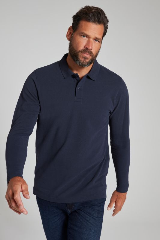 Long Sleeve Piqué Polo Shirt