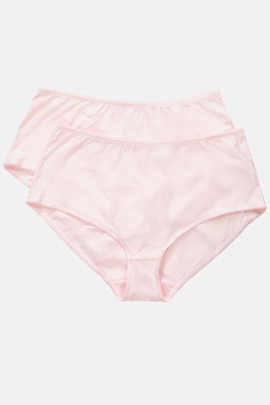 2 Pack of Stretch Microfiber Brief Panties - Pinstripe