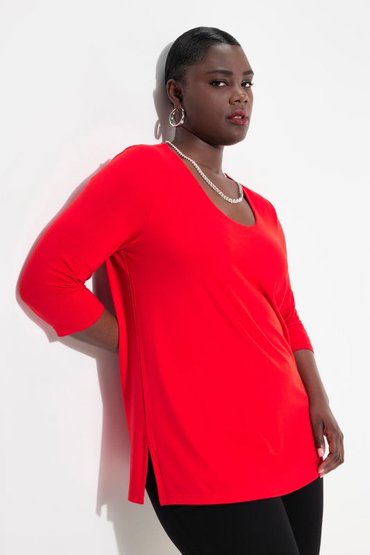 Round Neck Slinky Top